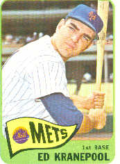 1965 Topps Baseball Cards      144     Ed Kranepool
